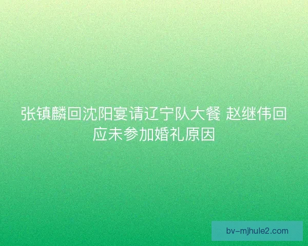张镇麟回沈阳宴请辽宁队大餐 赵继伟回应未参加婚礼原因 张镇麟回沈阳宴请辽宁队大餐 赵继伟回应未参加婚礼原因